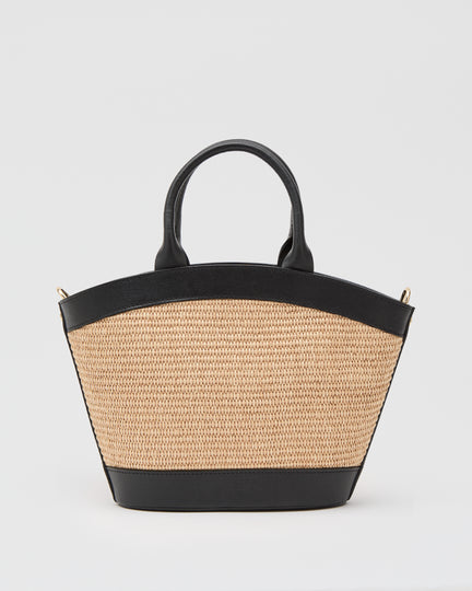 Mini Victoire rafia nero