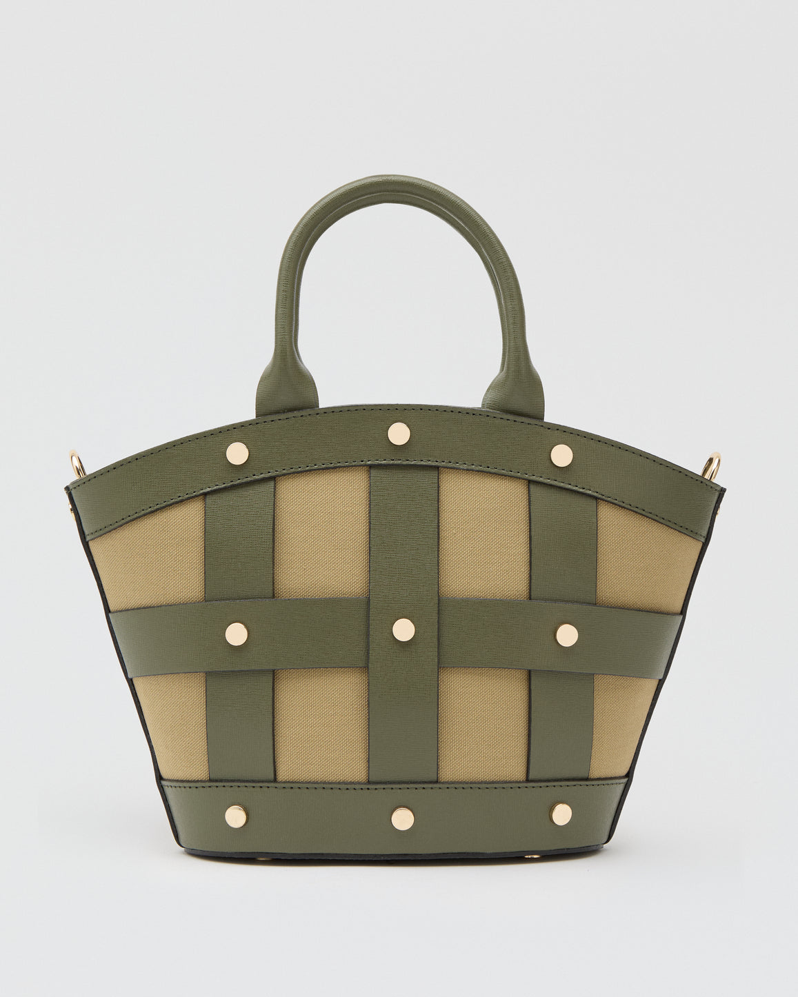 Mini Victoire stud canvas verde