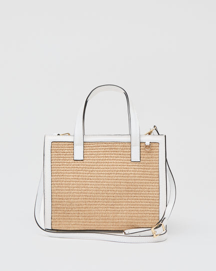Sophie rafia bianco