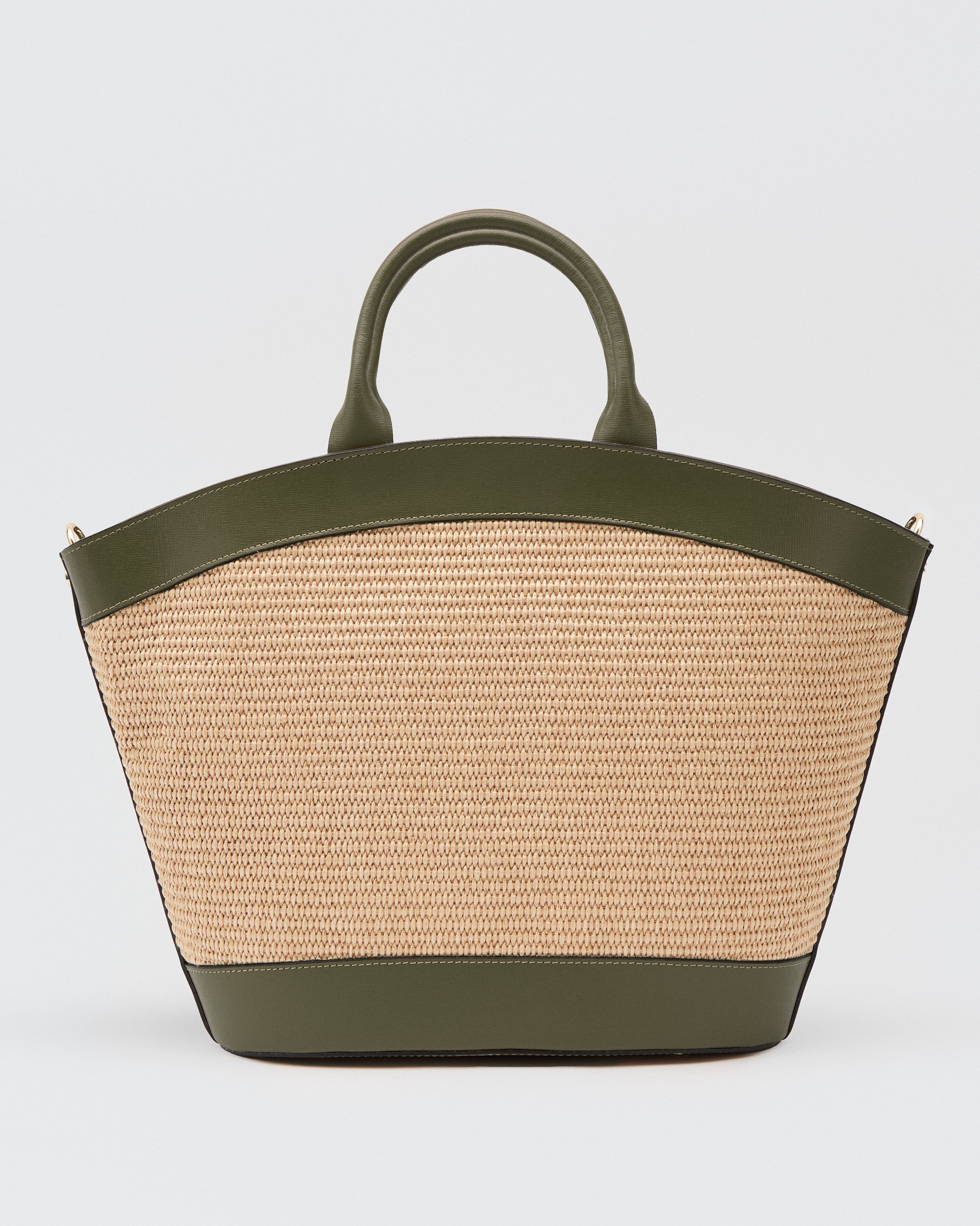 Victoire rafia verde oliva
