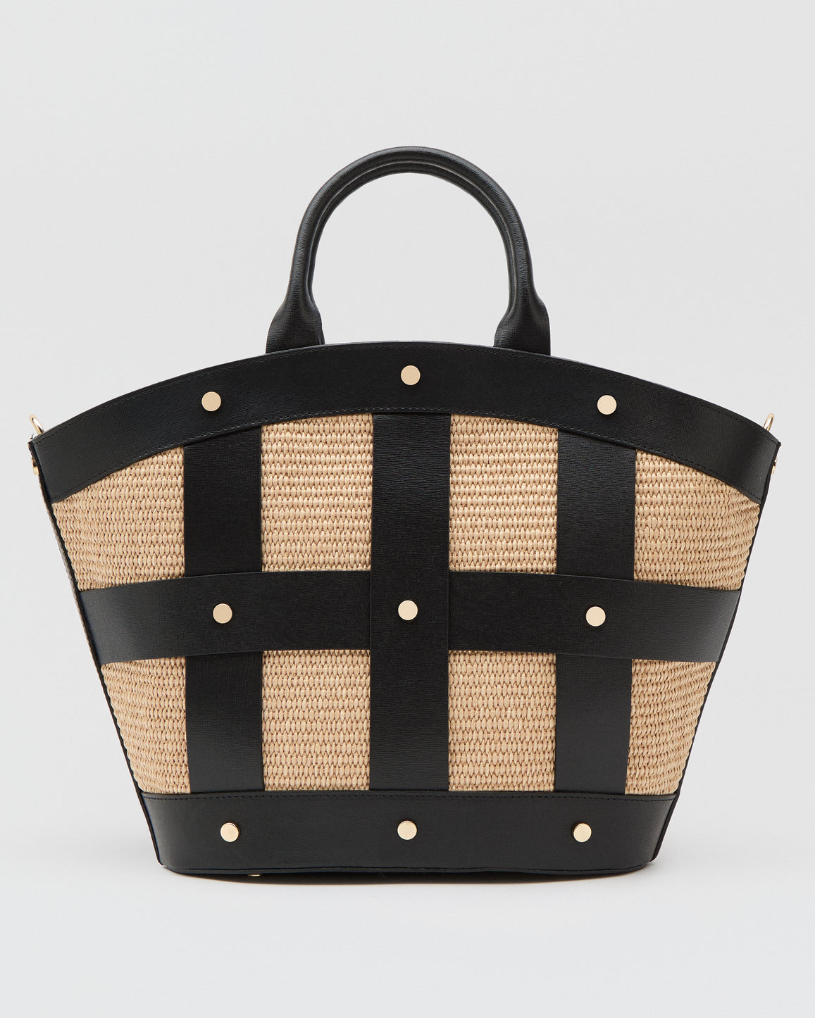 Victoire stud rafia nero
