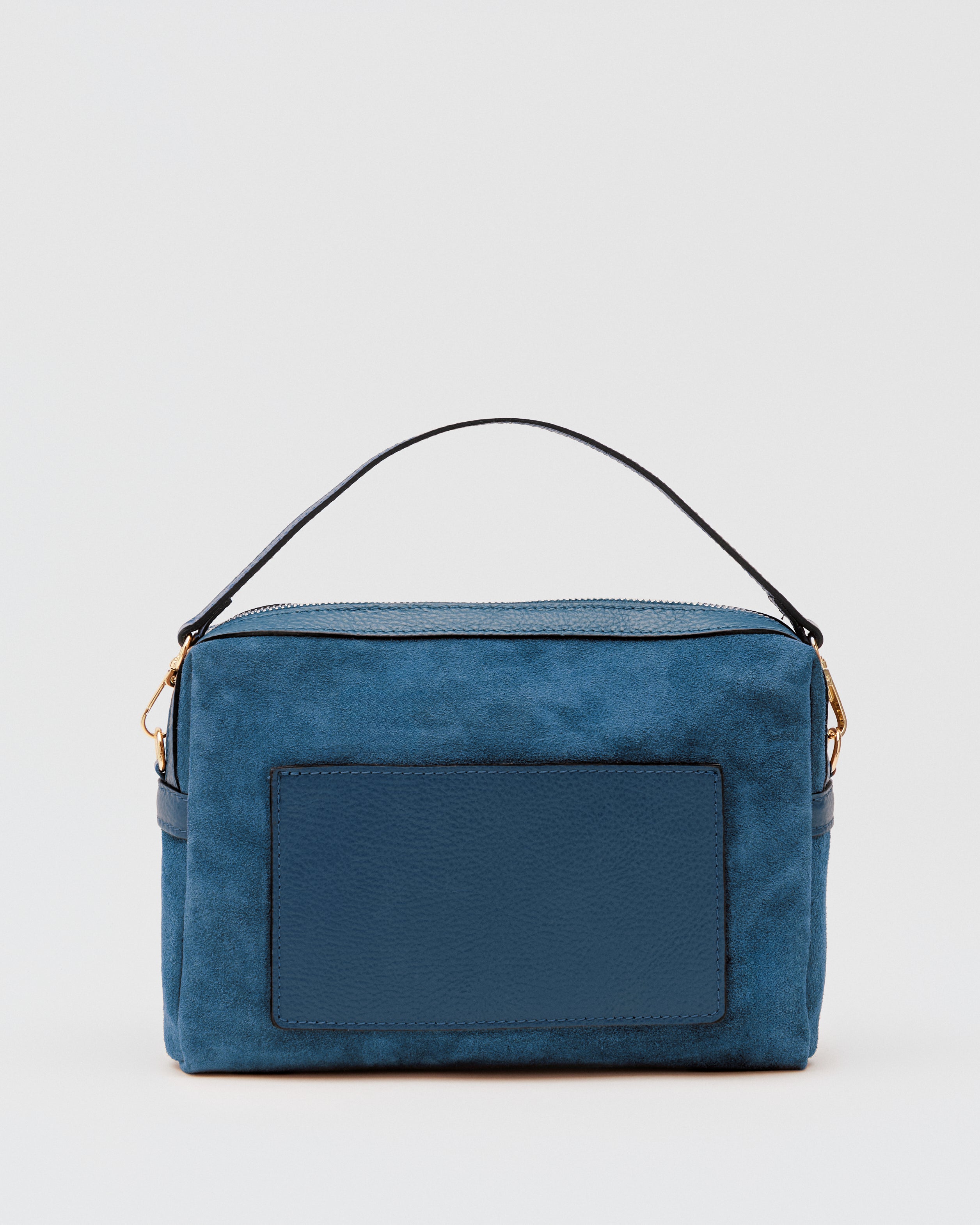 Virginie maxi suede blu