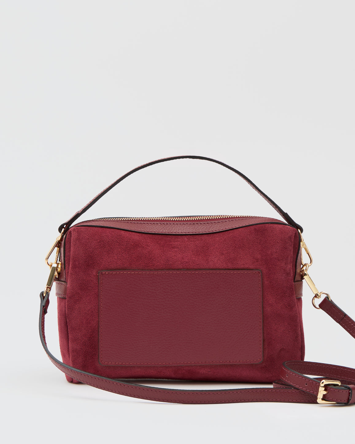 Virginie maxi suede burgundy