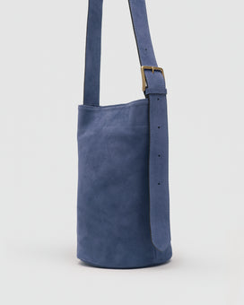 Jade suede blu