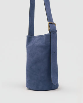 Jade suede blu