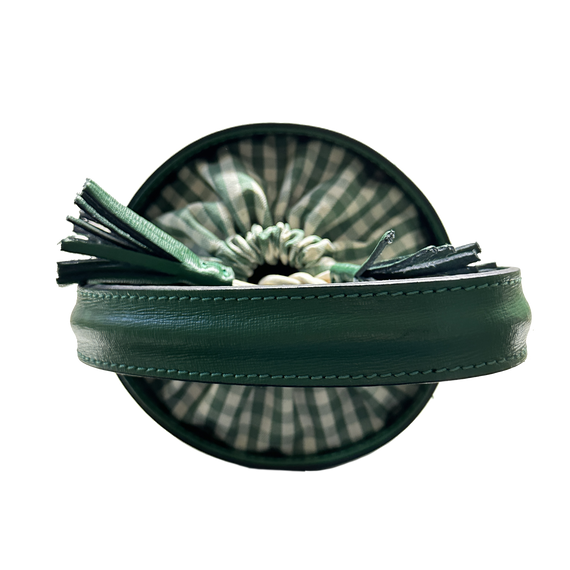 Mini Catherine verde | chiusura Vichy verde