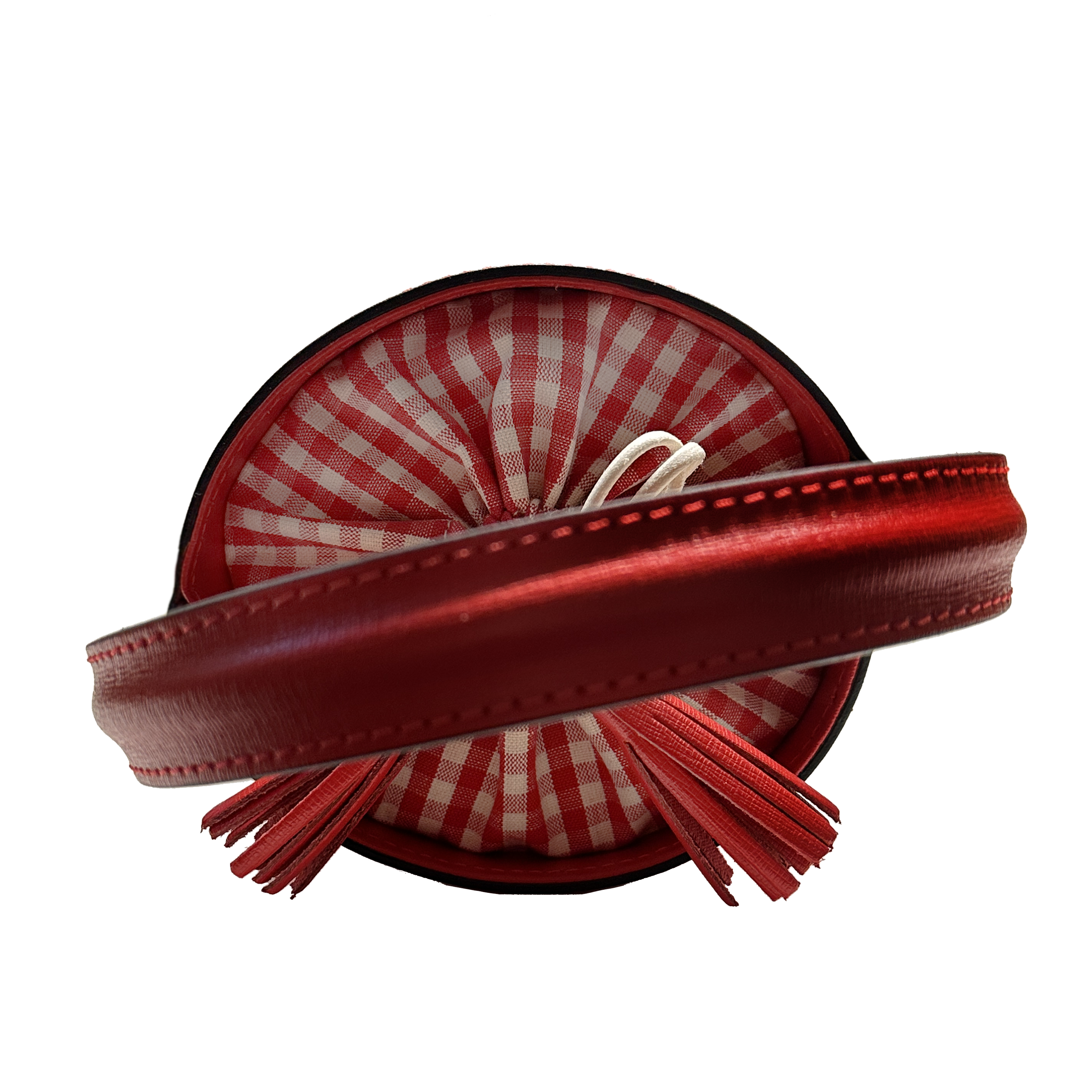 Mini Catherine rosso | chiusura Vichy rosso