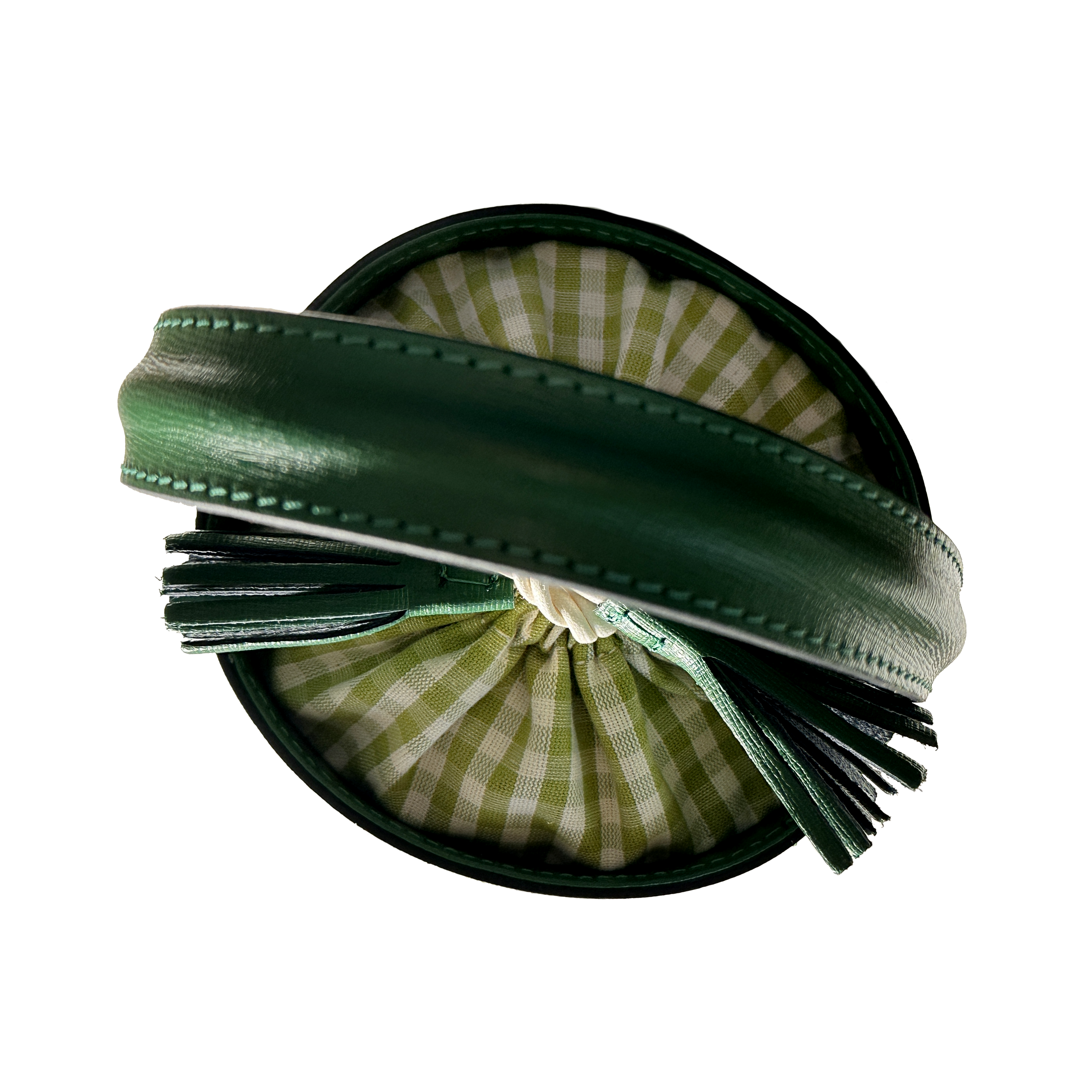 Mini Catherine verde | chiusura Vichy verde chiaro