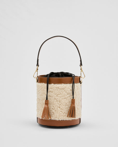 Angèle Shearling cammello