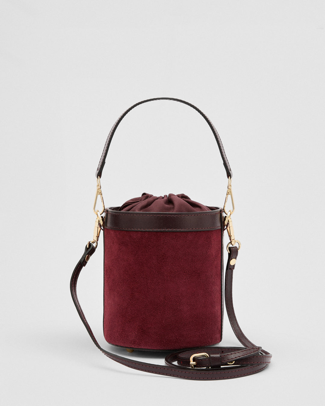 Angèle suede bordeaux