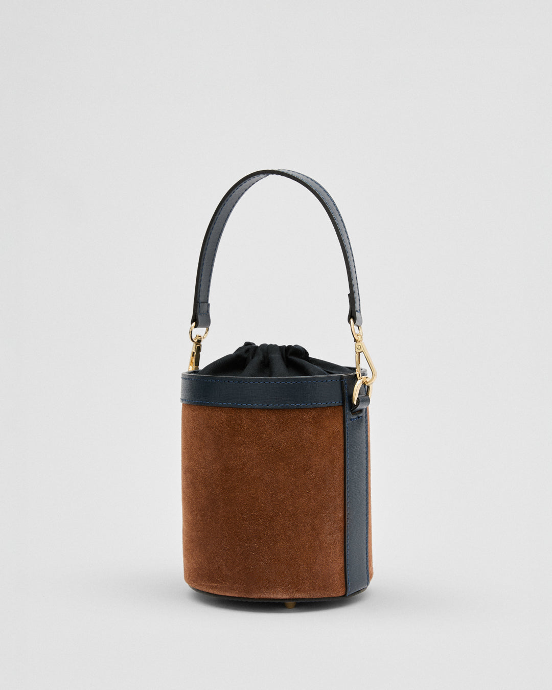 Angèle suede cammello blu