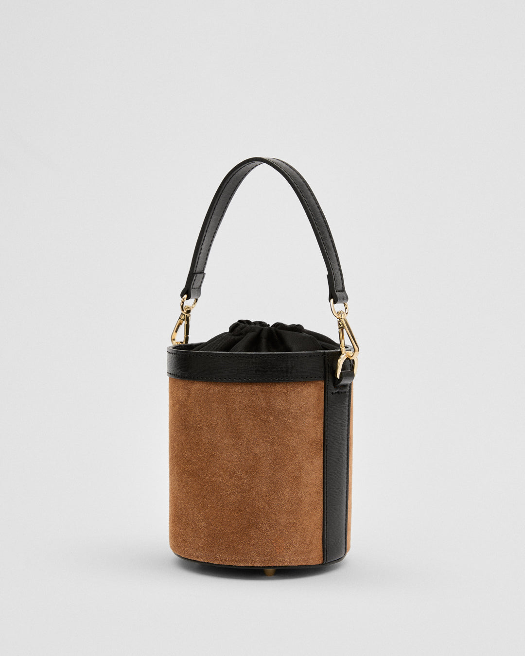 Angèle suede cammello nero