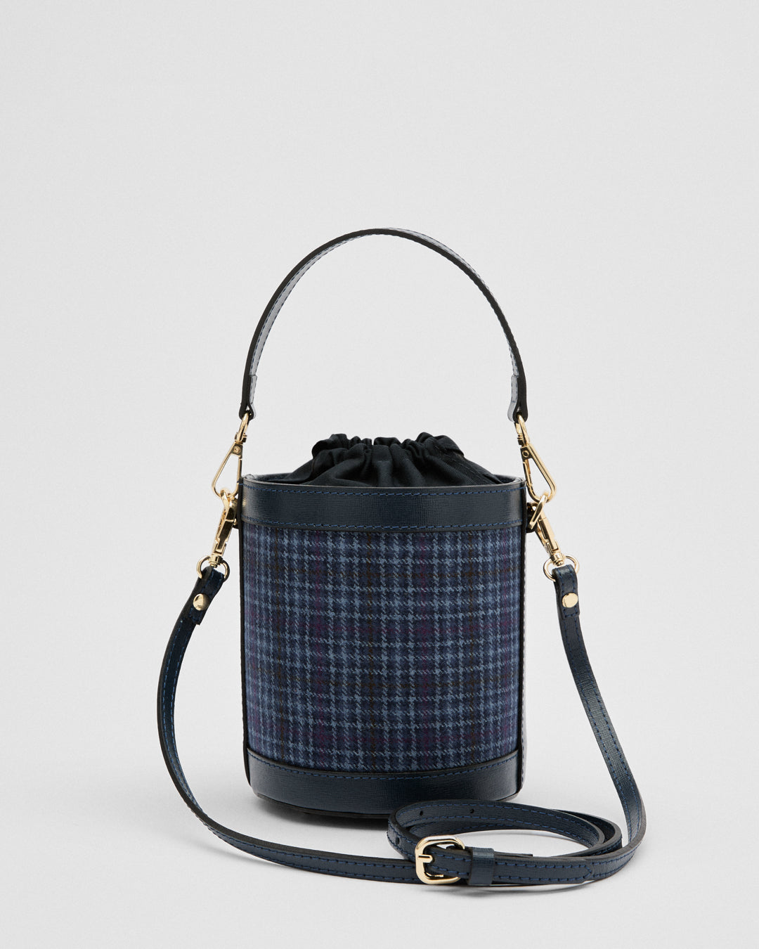 Angèle tartan blu