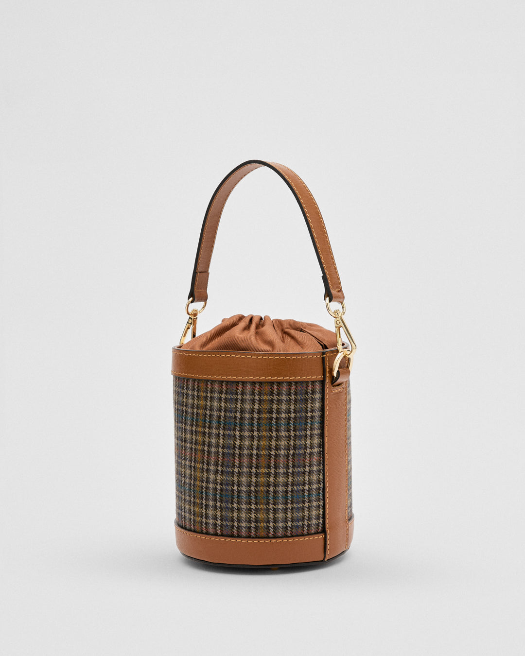 Angèle tartan cammello