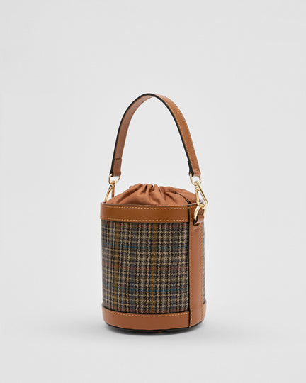 Angèle tartan cammello