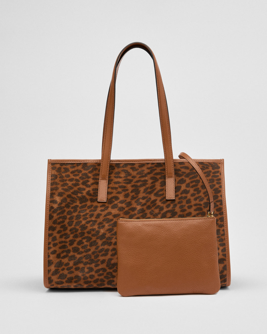Camille suede animalier cammello
