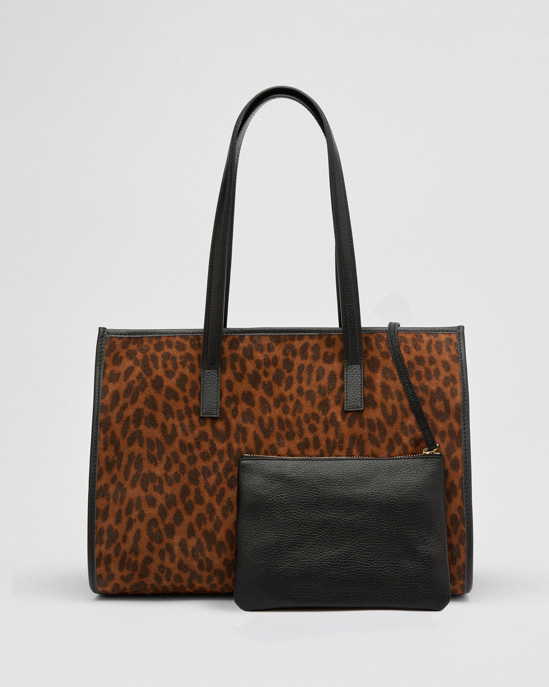 Camille suede animalier nero