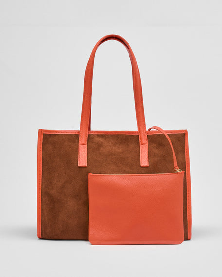 Camille suede arancione