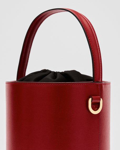 Catherine burgundy | chiusura nera