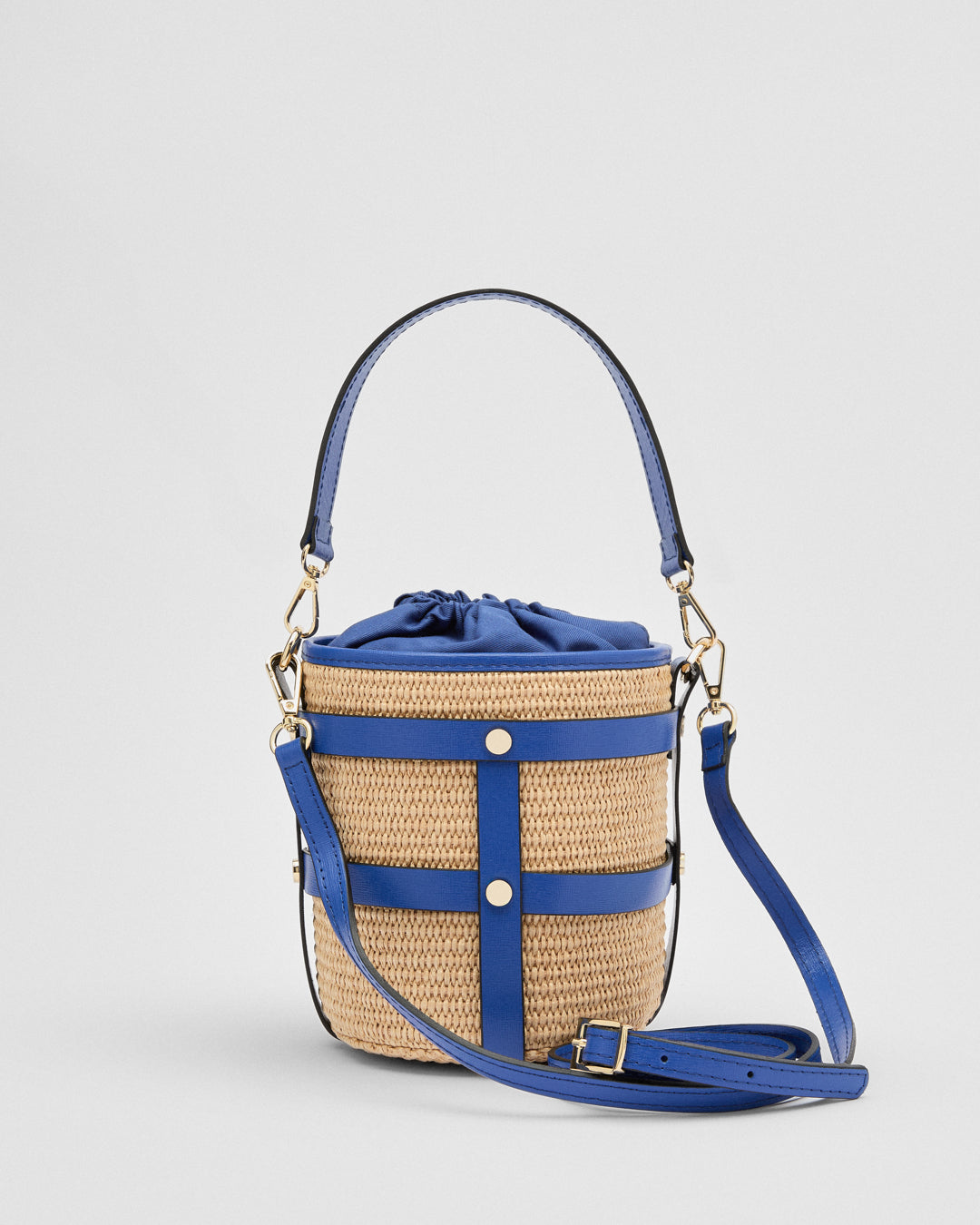 Lucie rafia blu
