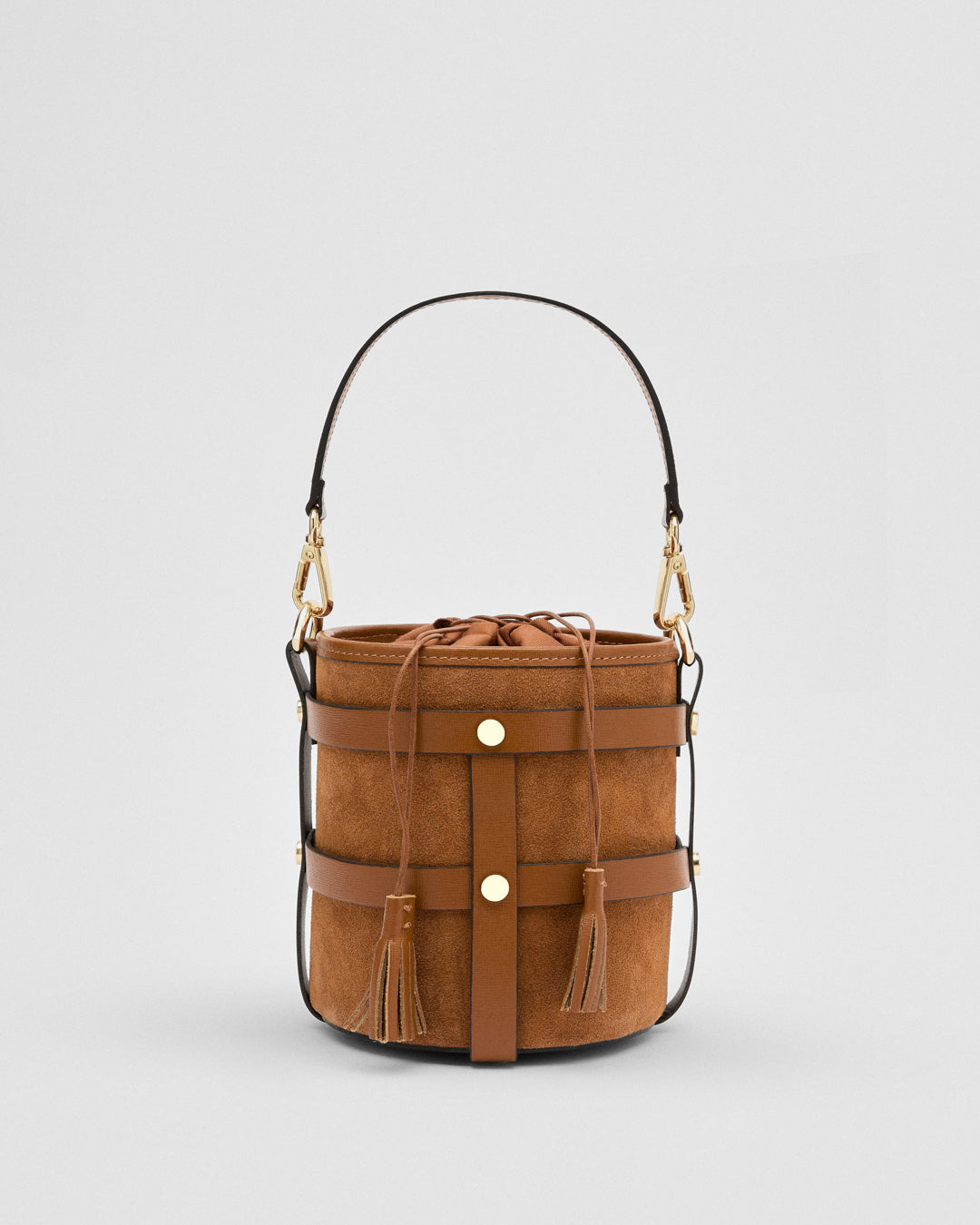 Lucie suede total cammello