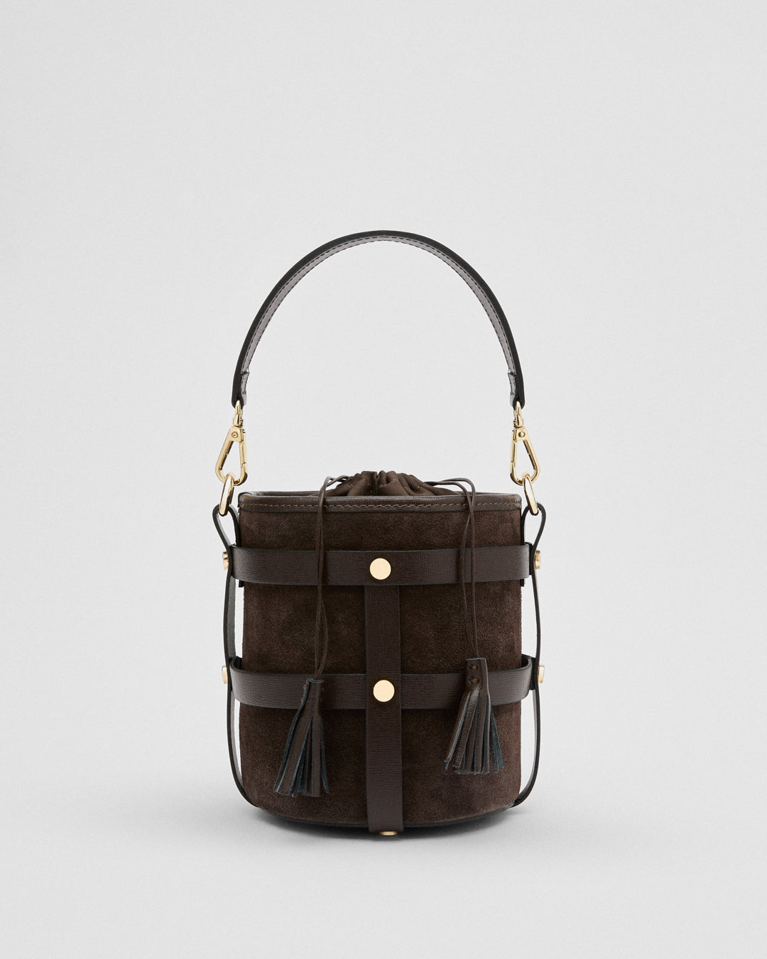 Lucie suede total marrone