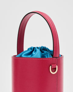 Mini Catherine fucsia | chiusura azzurra