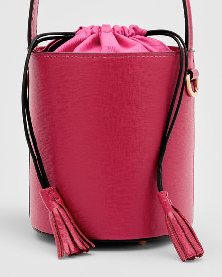 Mini Catherine fucsia | chiusura fucsia
