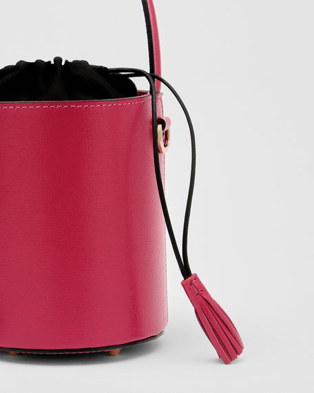 Mini Catherine fucsia | chiusura nera
