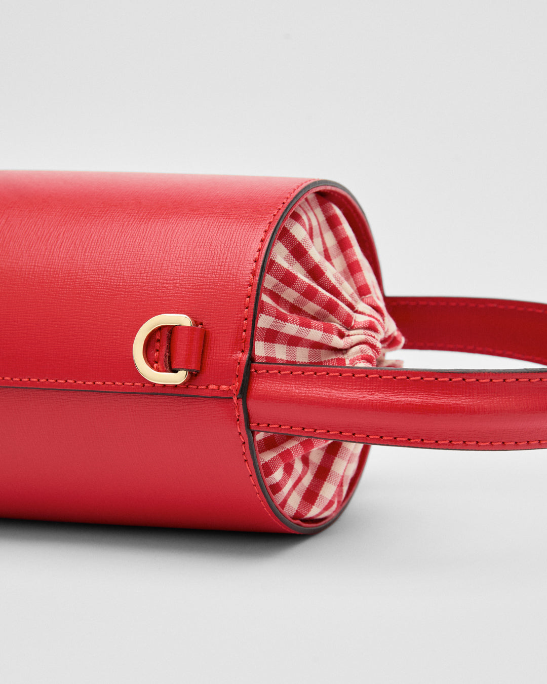 Mini Catherine rosso | chiusura Vichy rosso