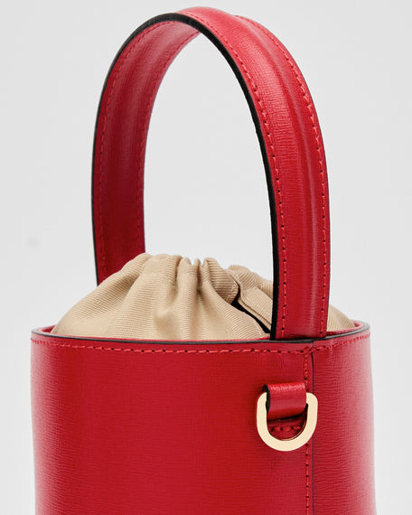 Mini Catherine rosso | chiusura panna
