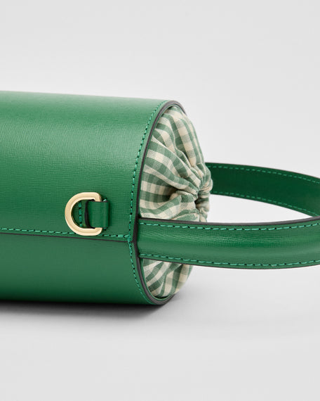 Mini Catherine verde | chiusura Vichy verde