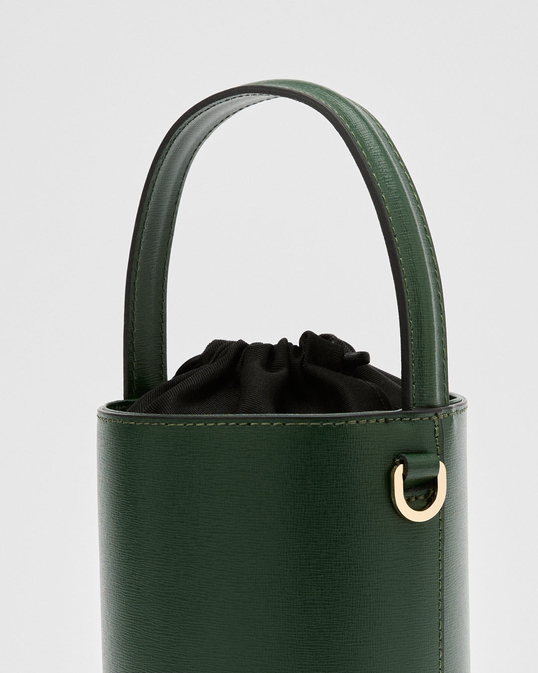 Mini Catherine verde | chiusura nera