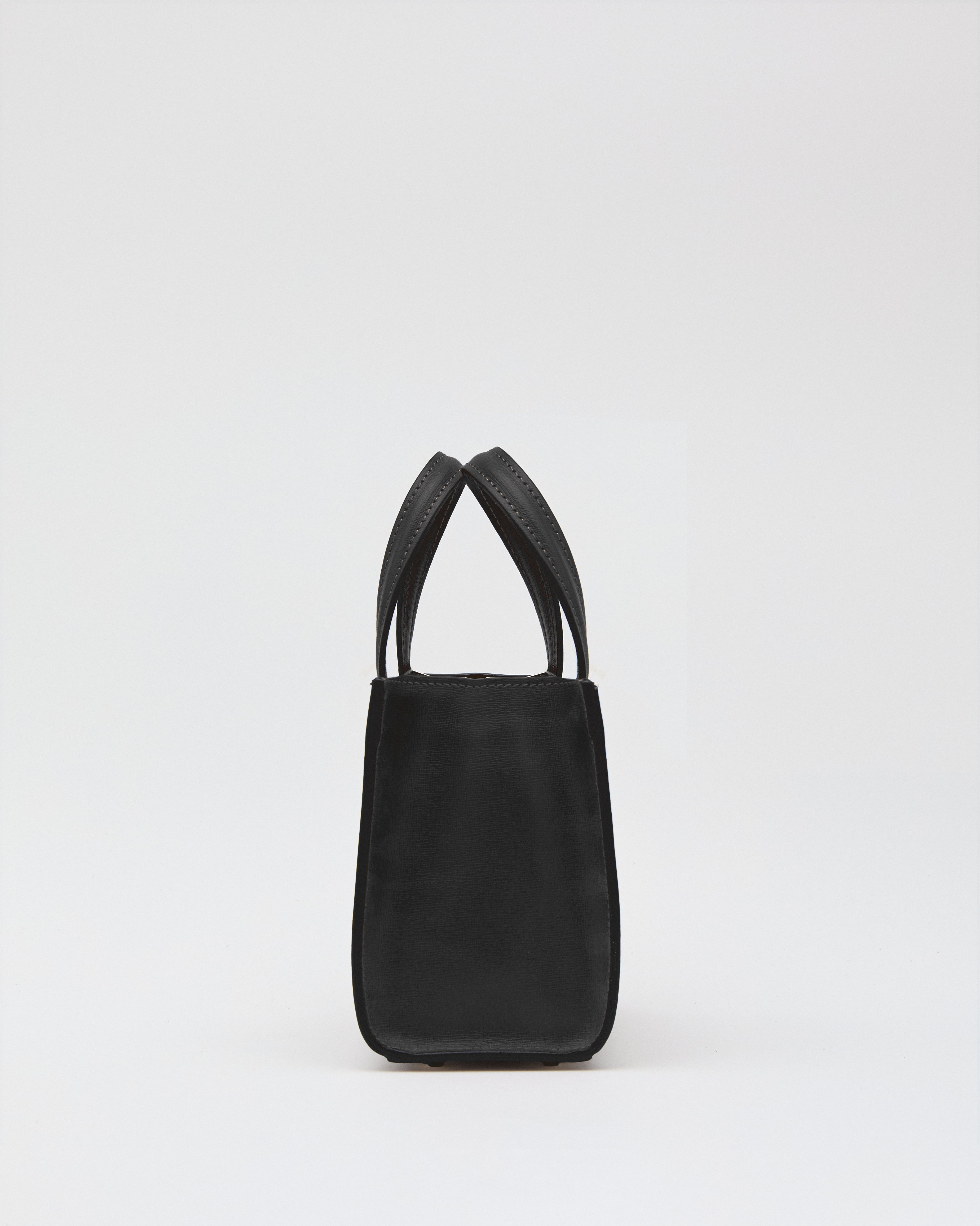 Mini Sophie suede nero