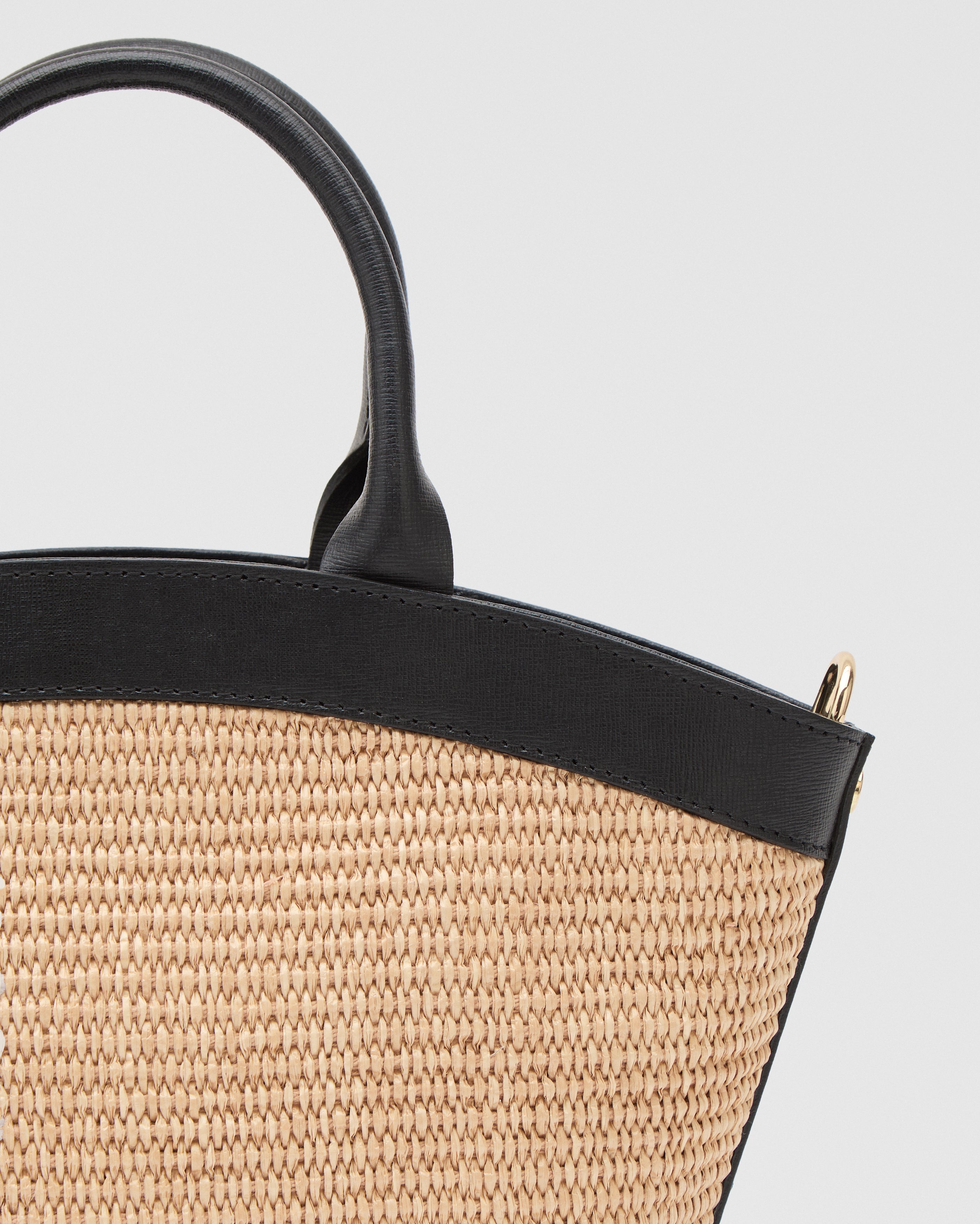 Mini Victoire rafia nero