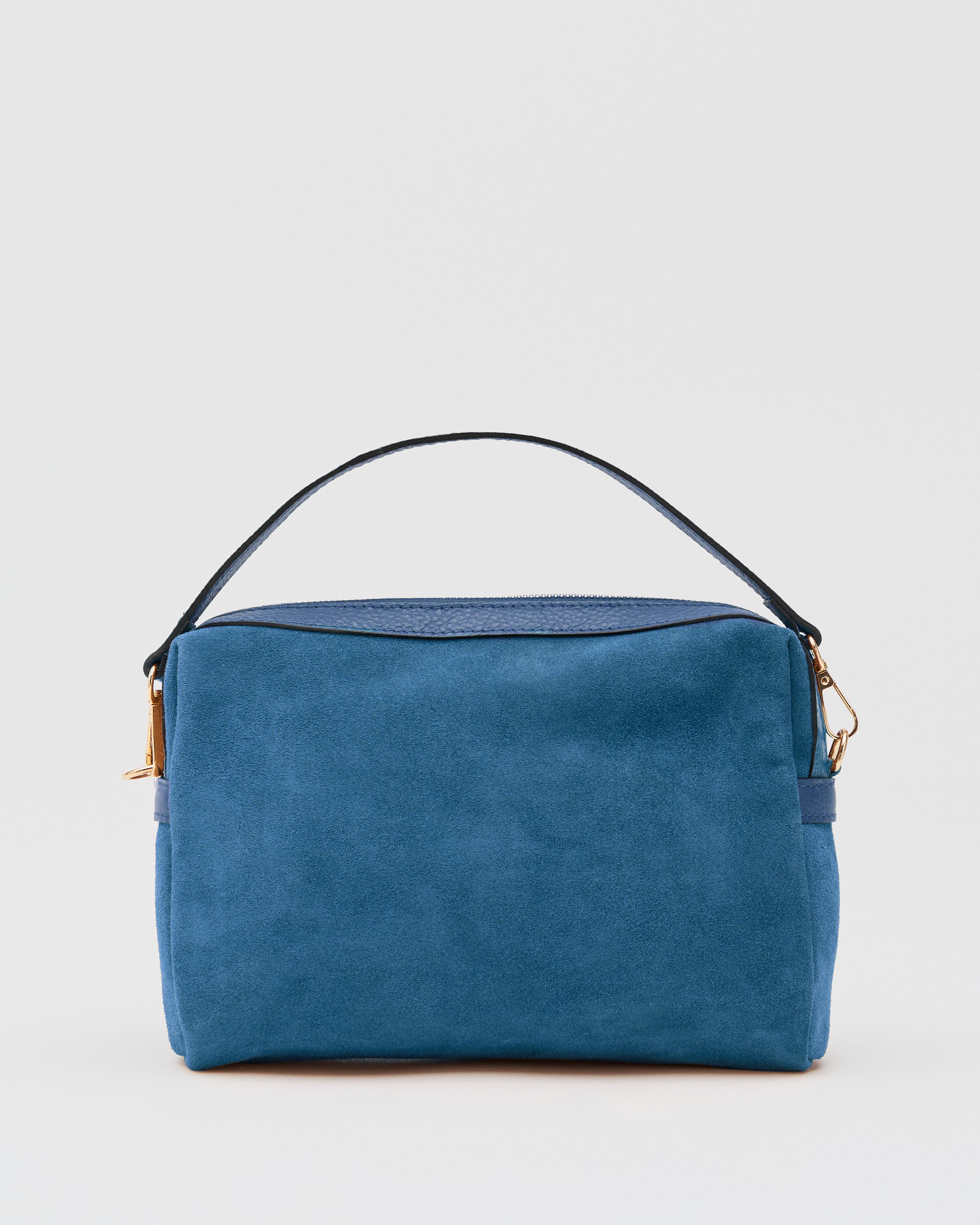 Virginie maxi suede blu