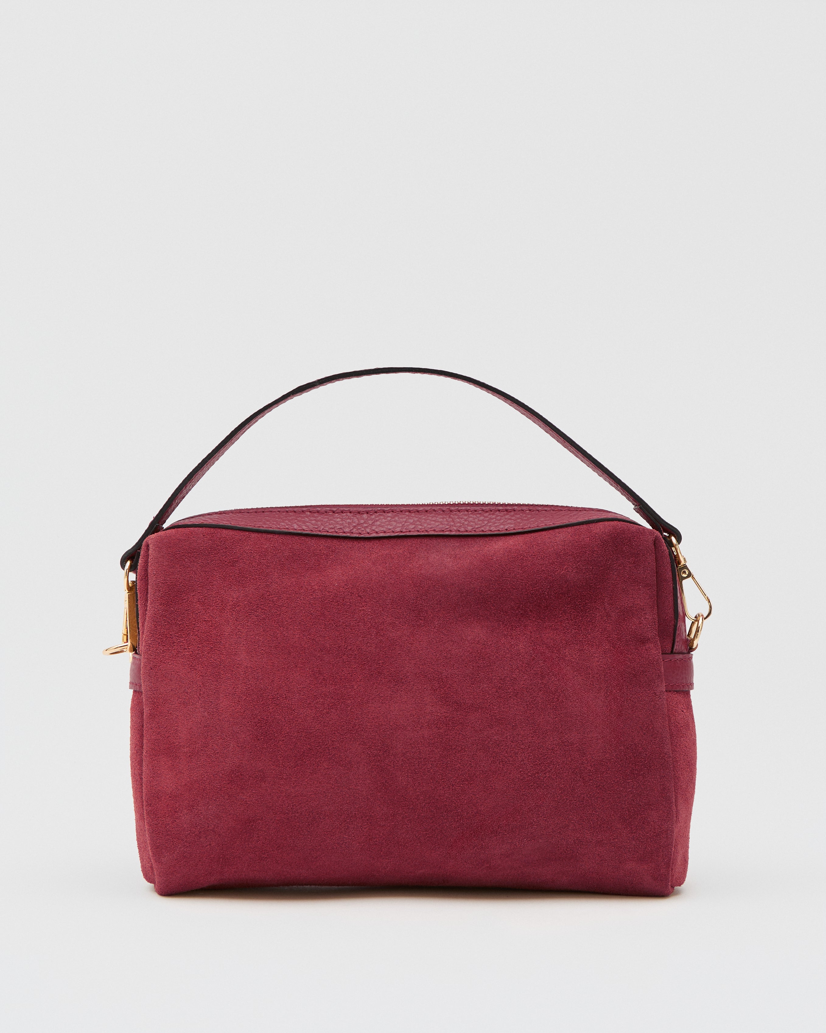 Virginie maxi suede burgundy