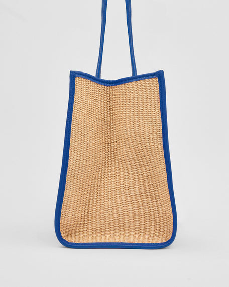 Camille rafia blu