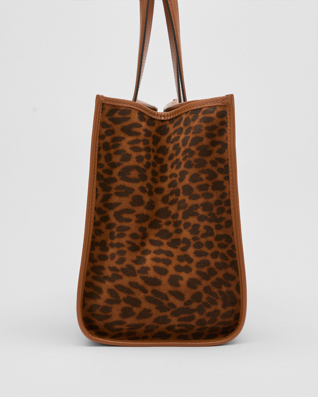 Camille suede animalier cammello