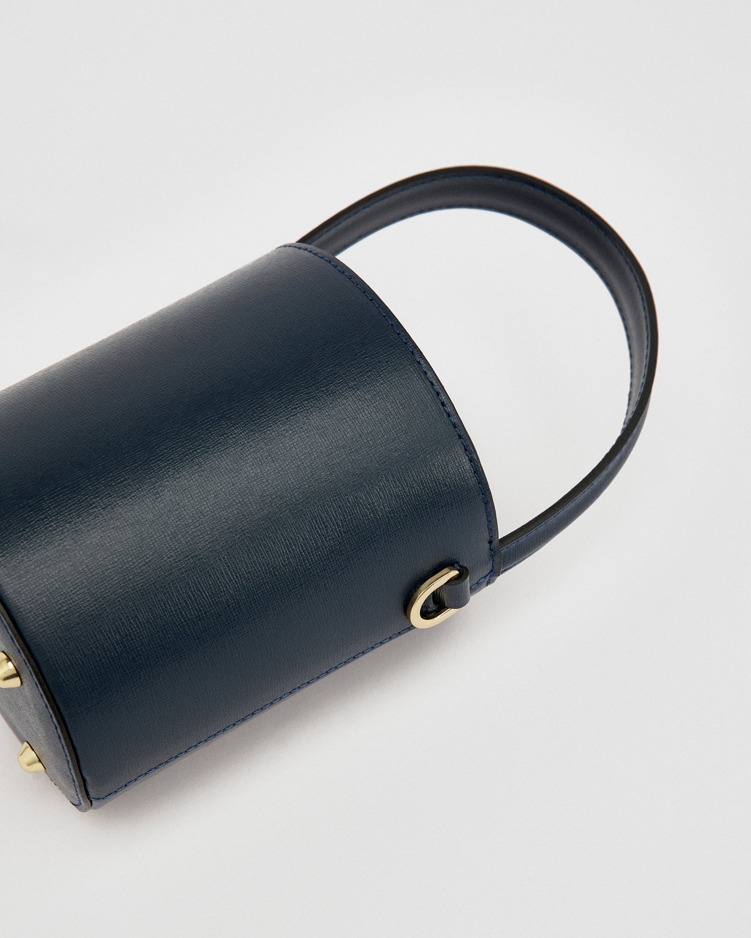 Mini Catherine blu scuro | chiusura nera
