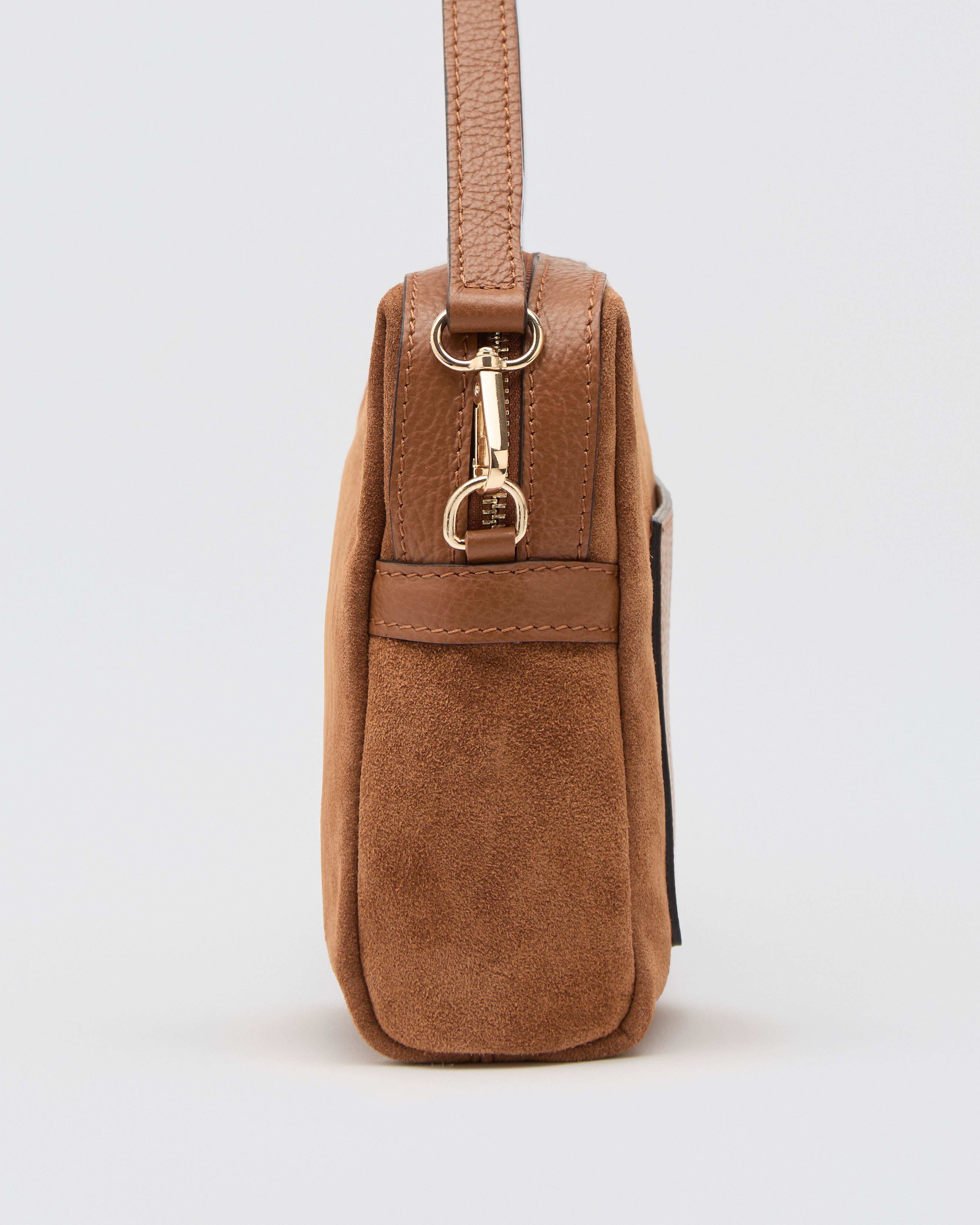 Virginie maxi suede cammello