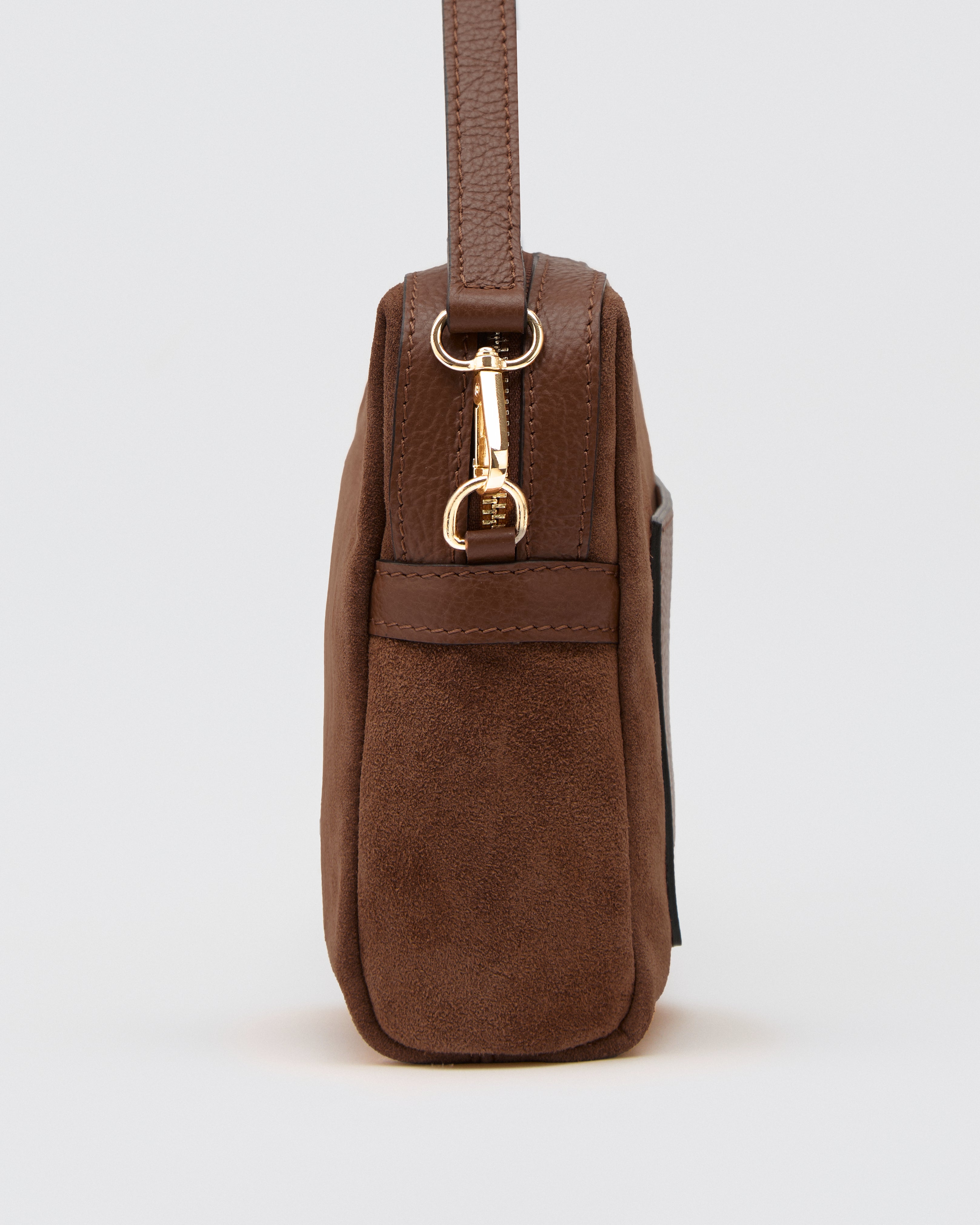 Virginie maxi suede marrone