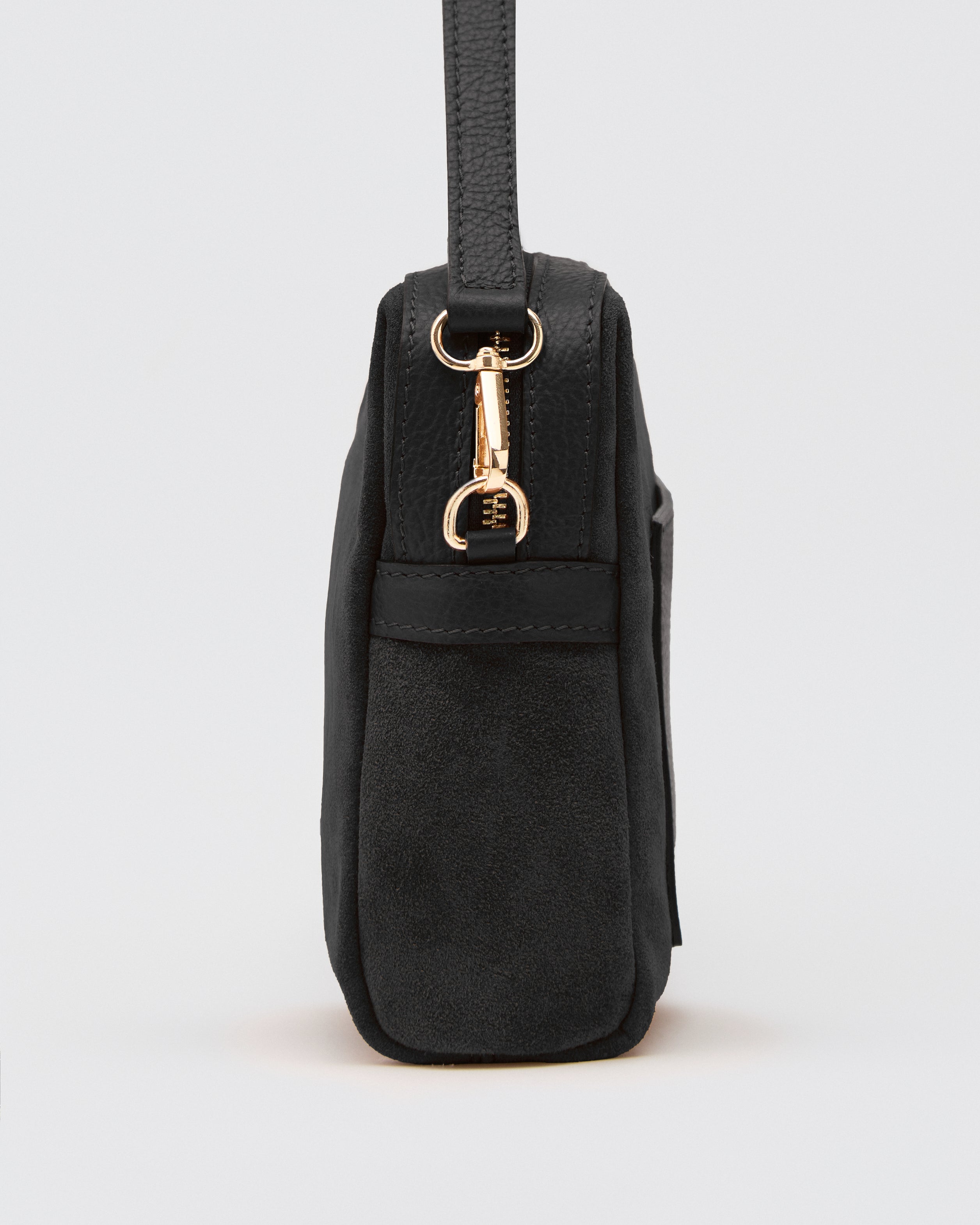 Virginie maxi suede nero