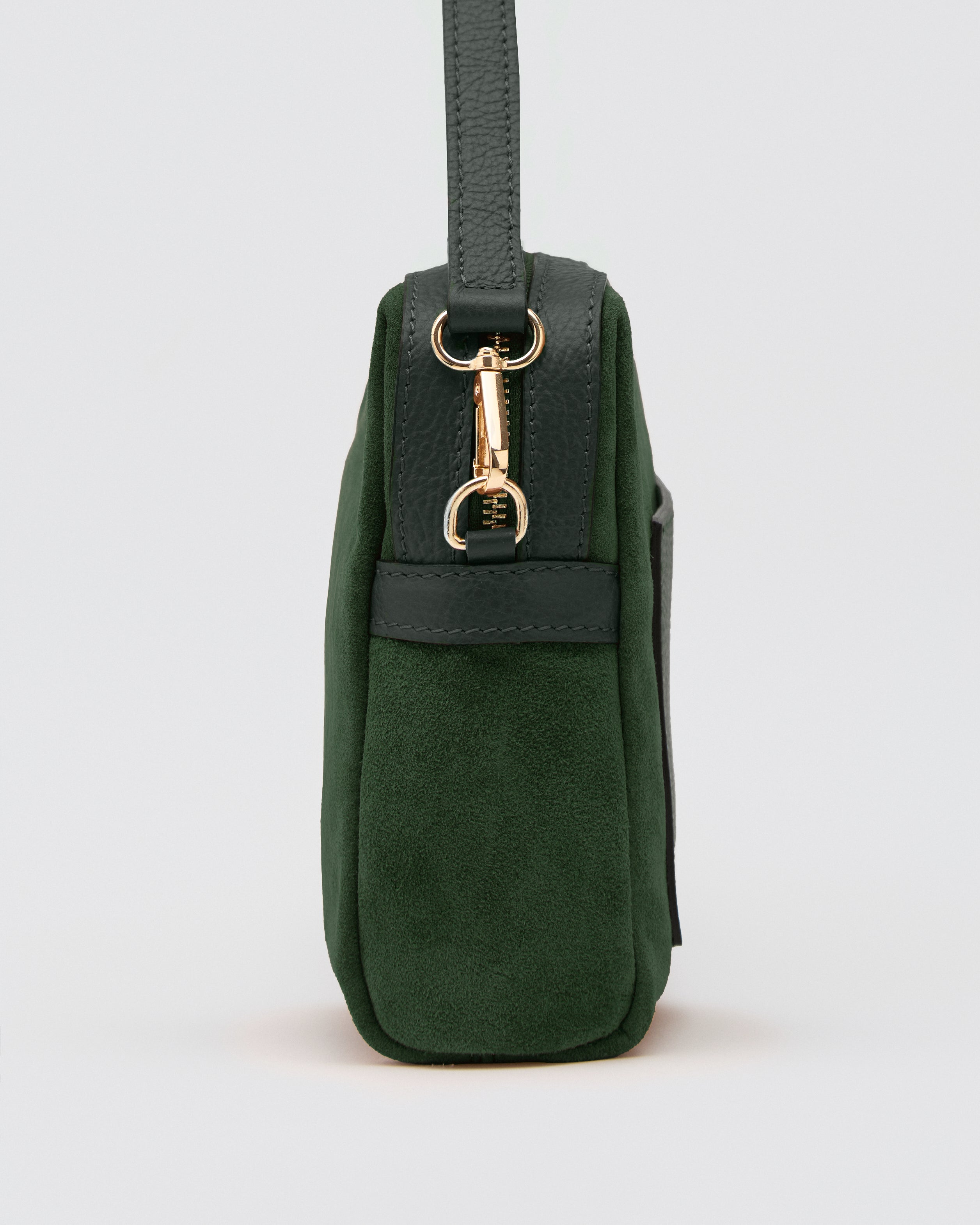 Virginie maxi suede verde