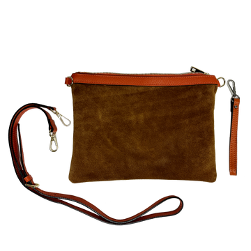 Anne suede cammello arancione