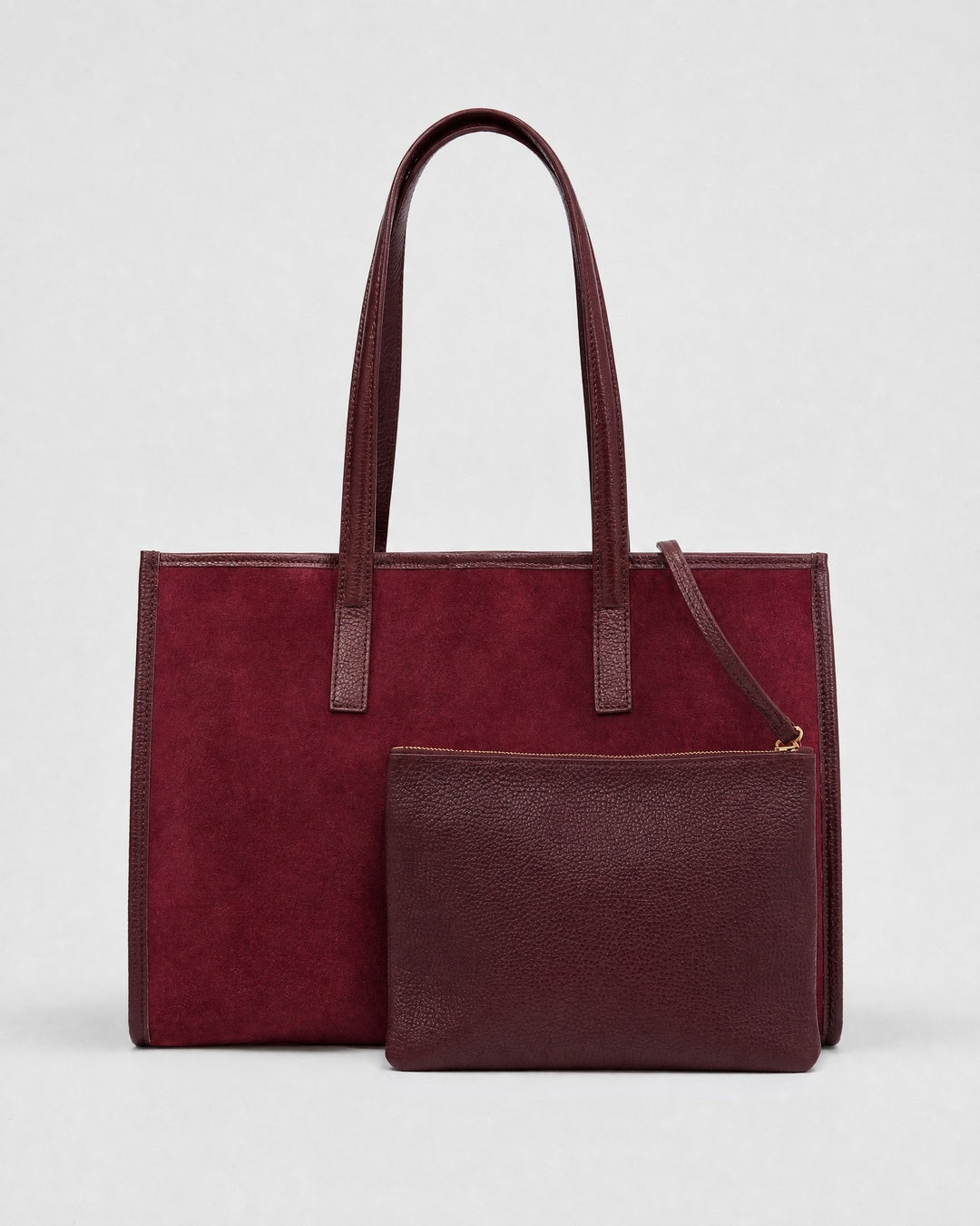 Camille suede bordeaux | interno tartan
