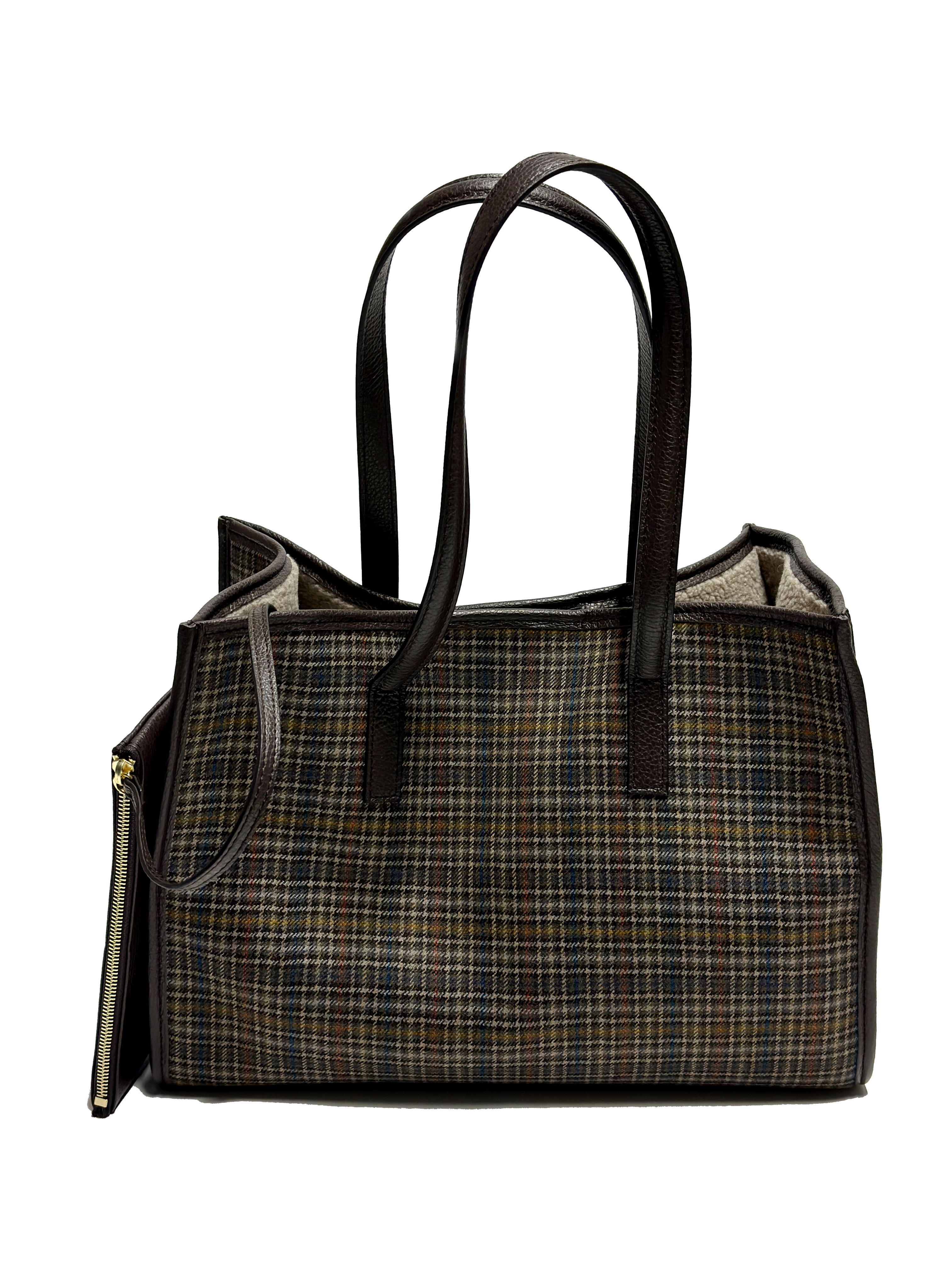 Camille tartan marrone