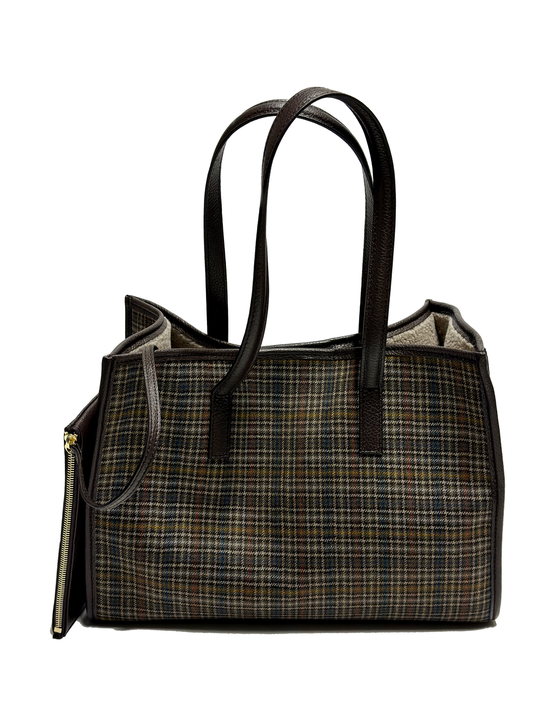 Camille tartan marrone