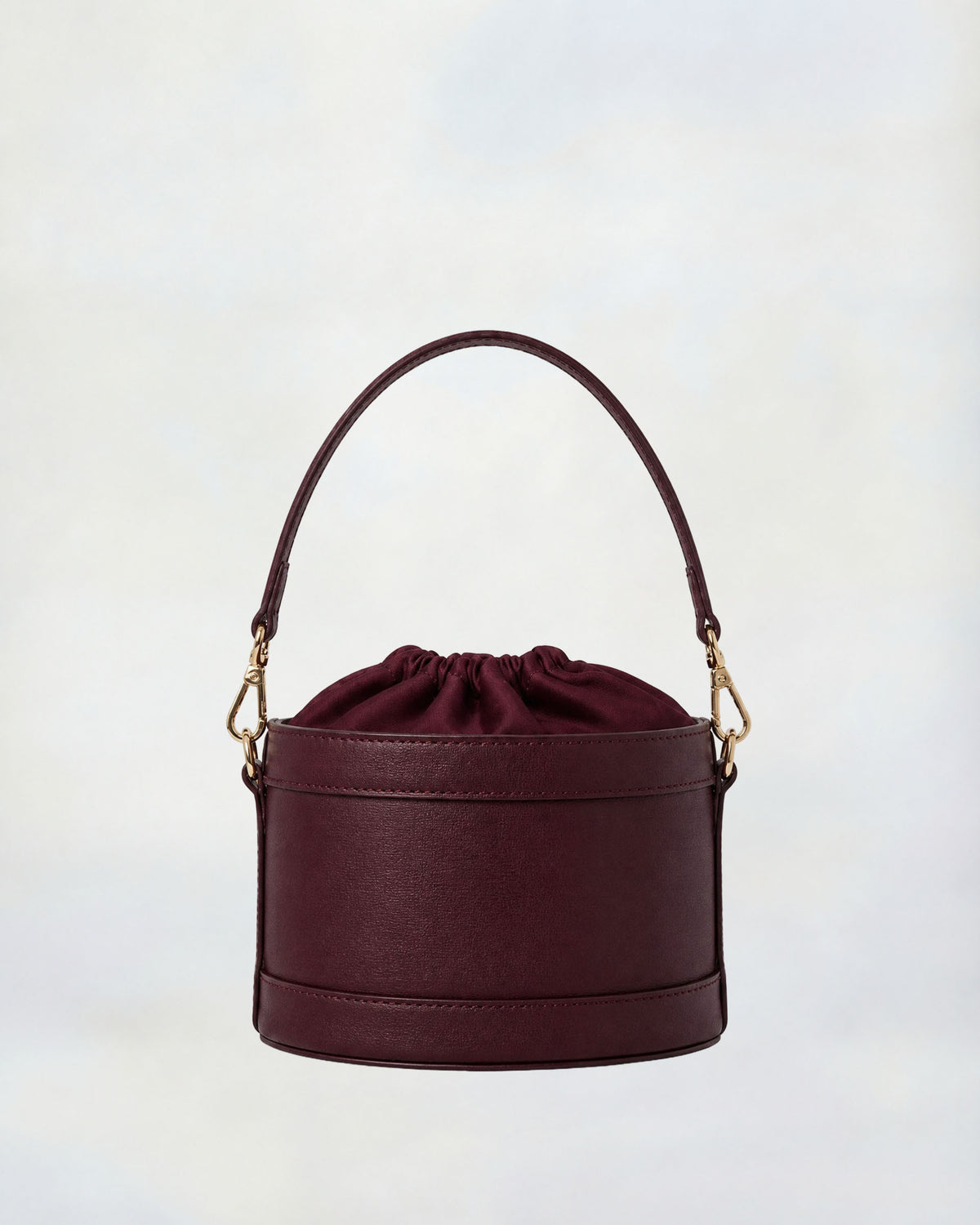 Mini Peggy bordeaux | fermeture bordeaux