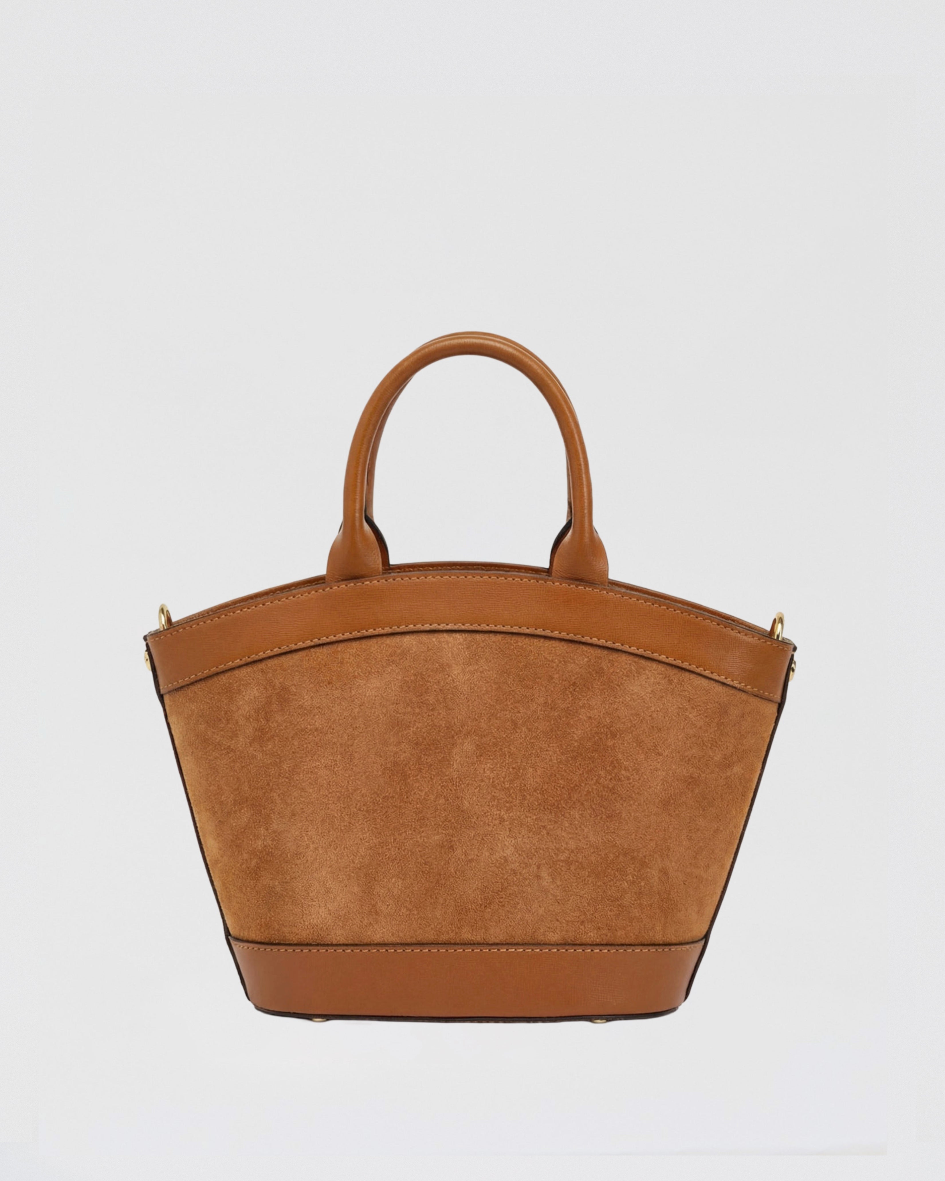 Mini Victoire suede camel